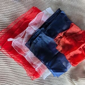 Vintage Scarf Lot (Solid), Head Neck Wrap